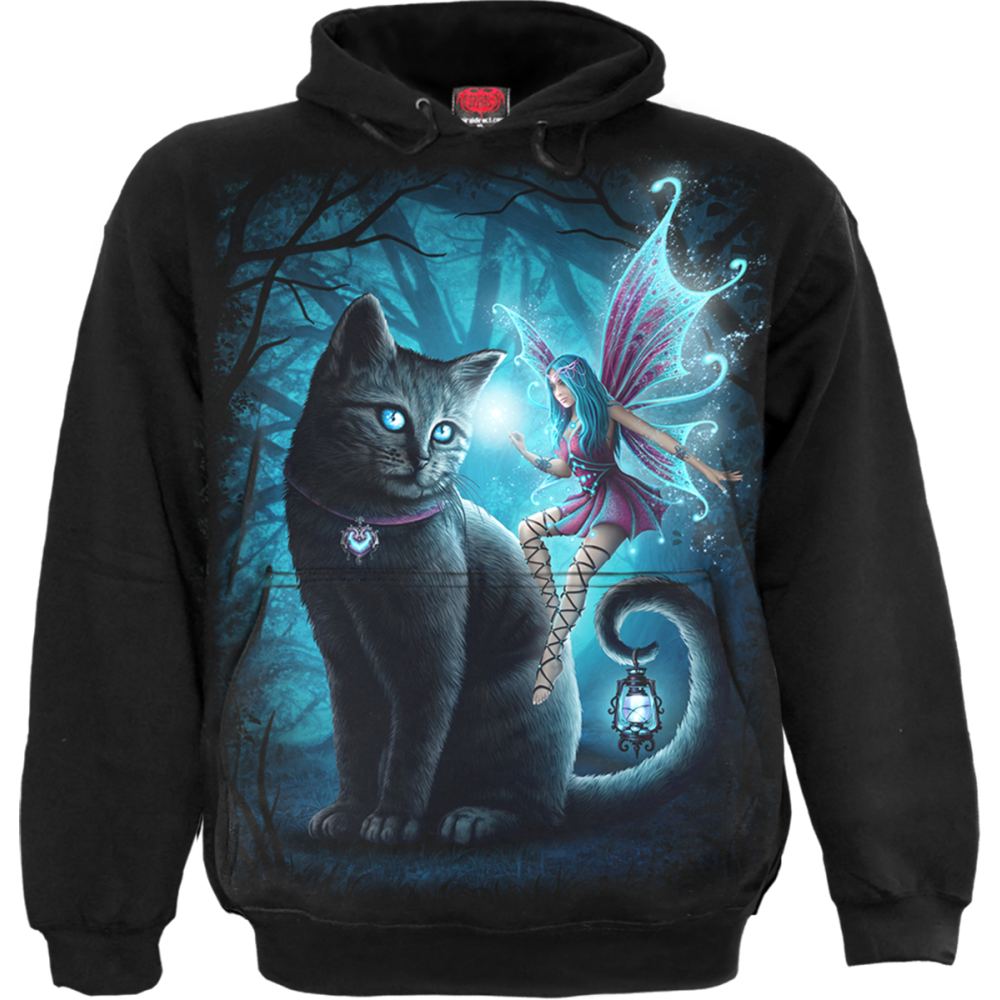 Spiral - Cat And Fairy Kinder Hoodie/Pullover - Schwarz
